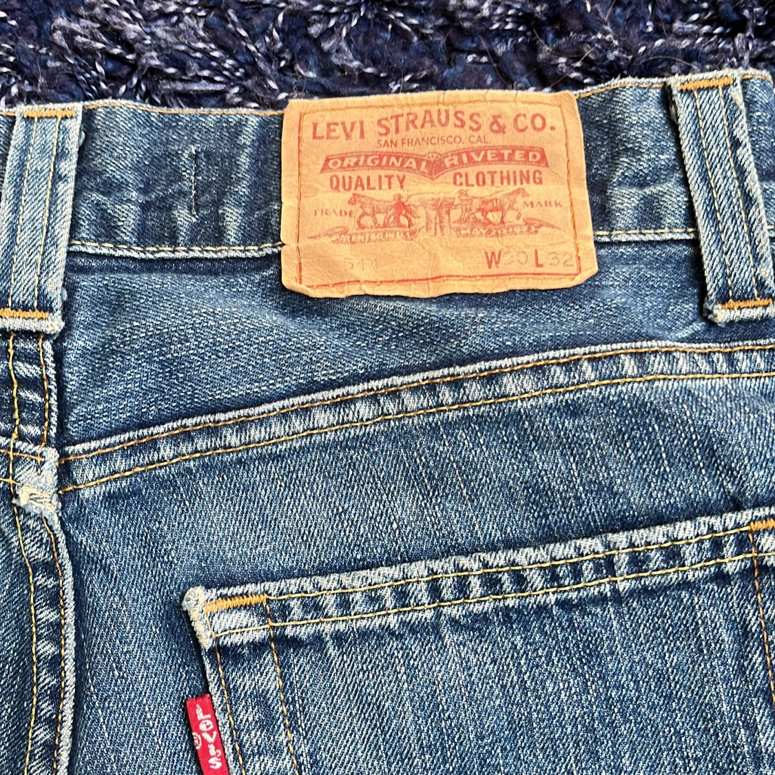 Levi's 511 Slim jeans i ljusblå denim - 2