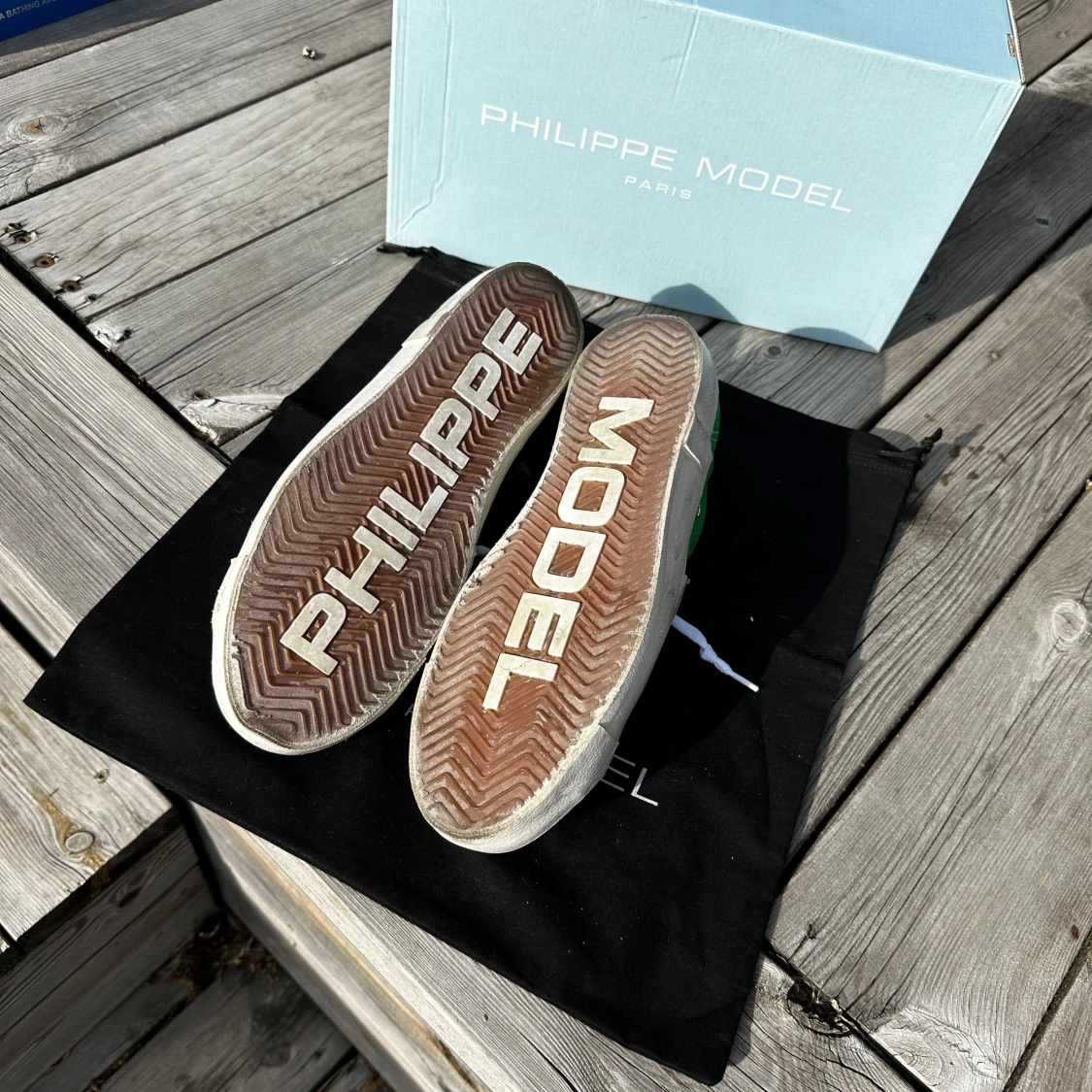 Gröna sneakers från Philippe Model - 2