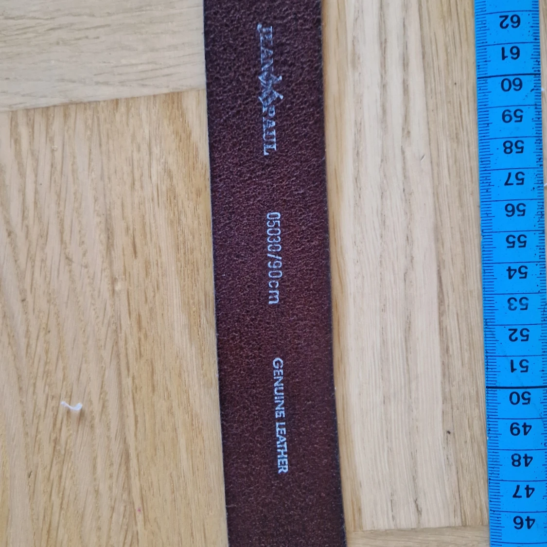 Brunt skärp från Jean Paul i skinn - 4