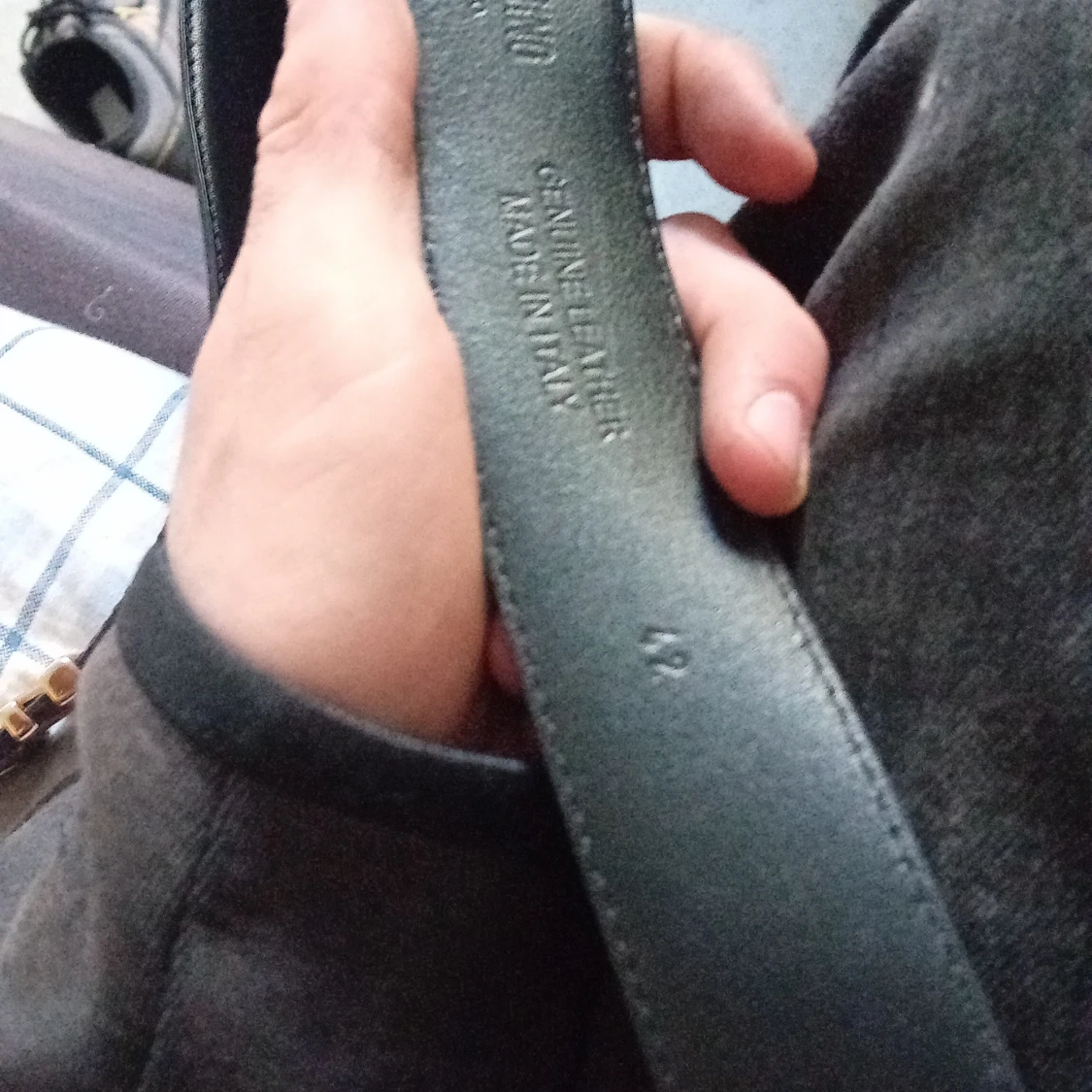 Svart Moschino bälte i läder - 3