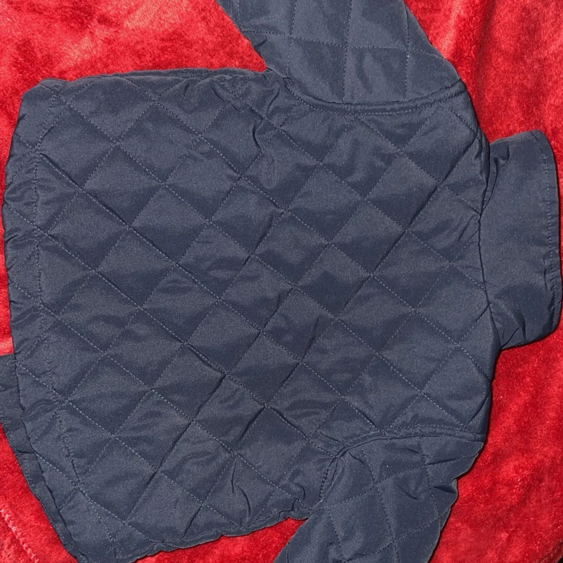 Quiltad mörkblå jacka från H&M - 2