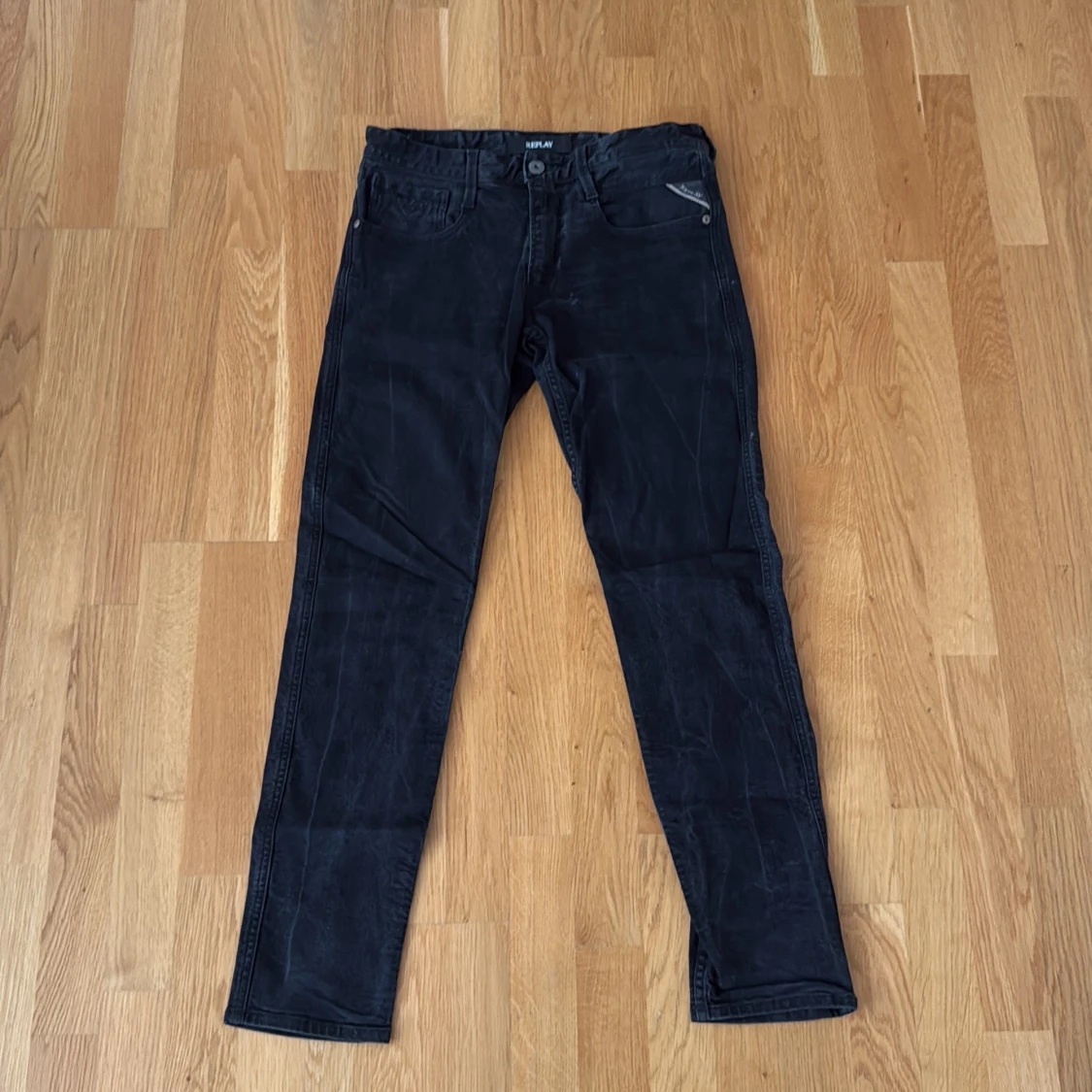 Svarta Replay Anbass jeans