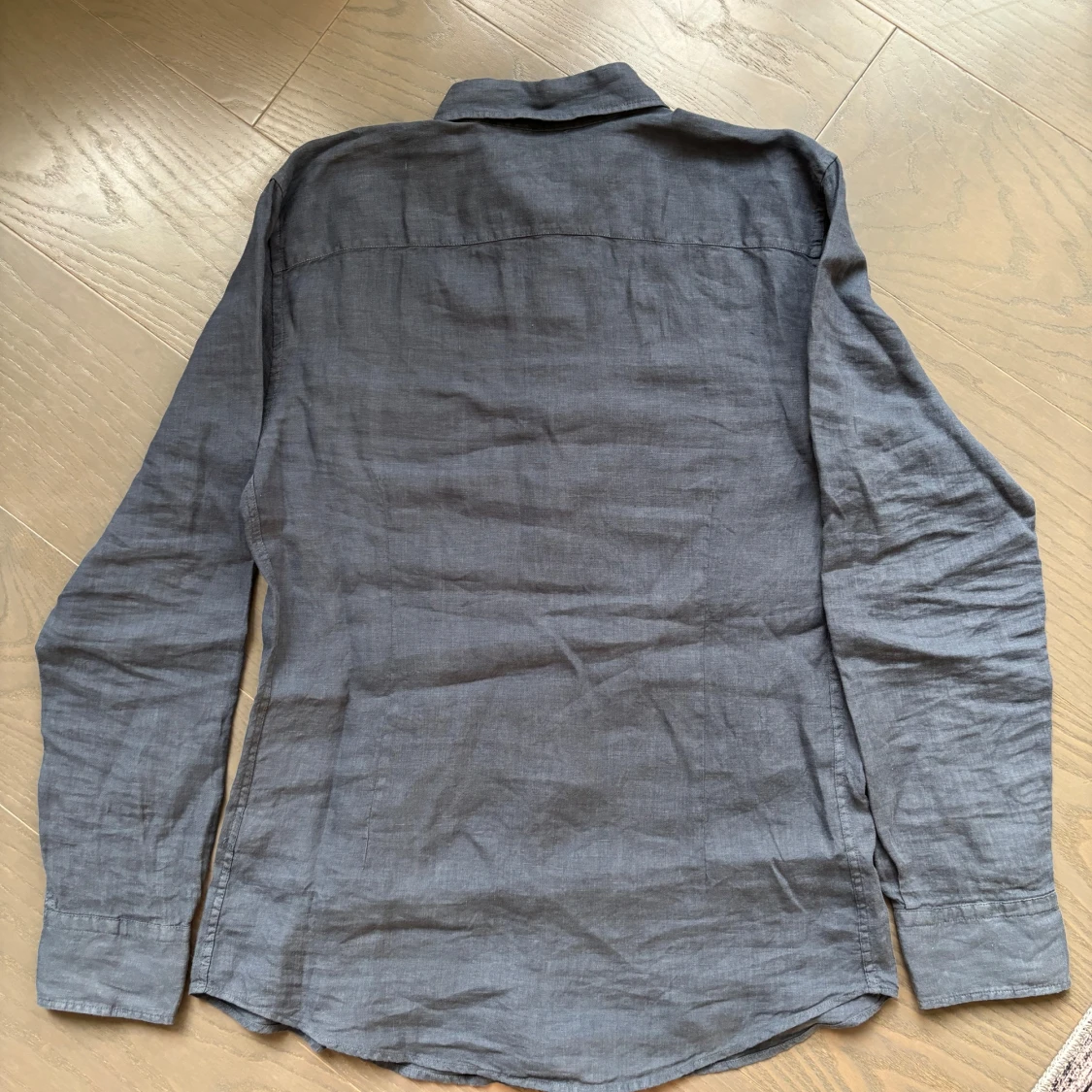 Zara Mörkblå Linne Skjorta - 1