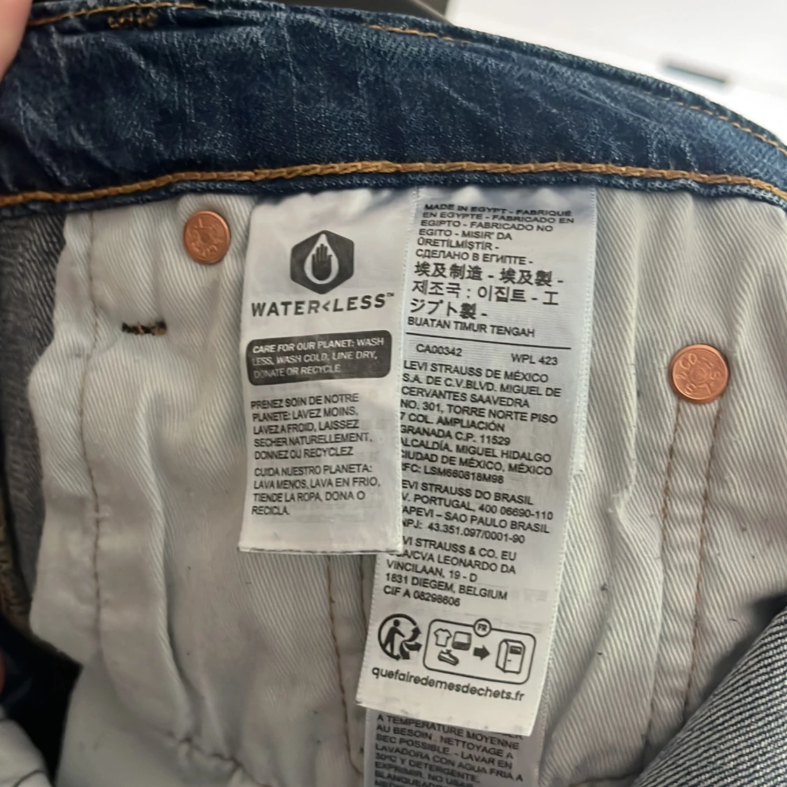 Levi's Premium blå jeans slim/straight fit - 3