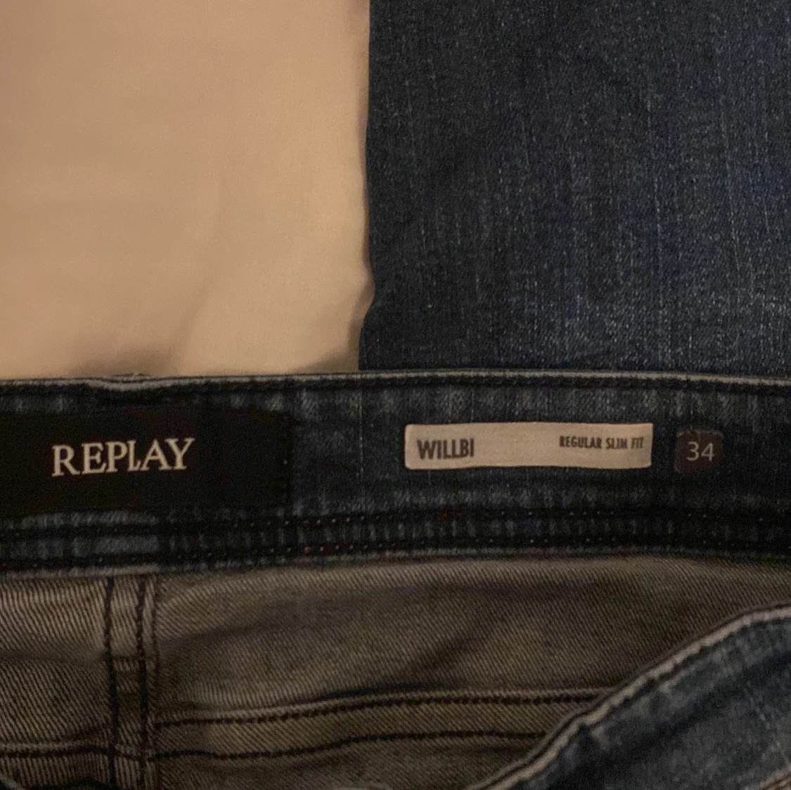 Blå Replay Willbi jeans slim fit - 3