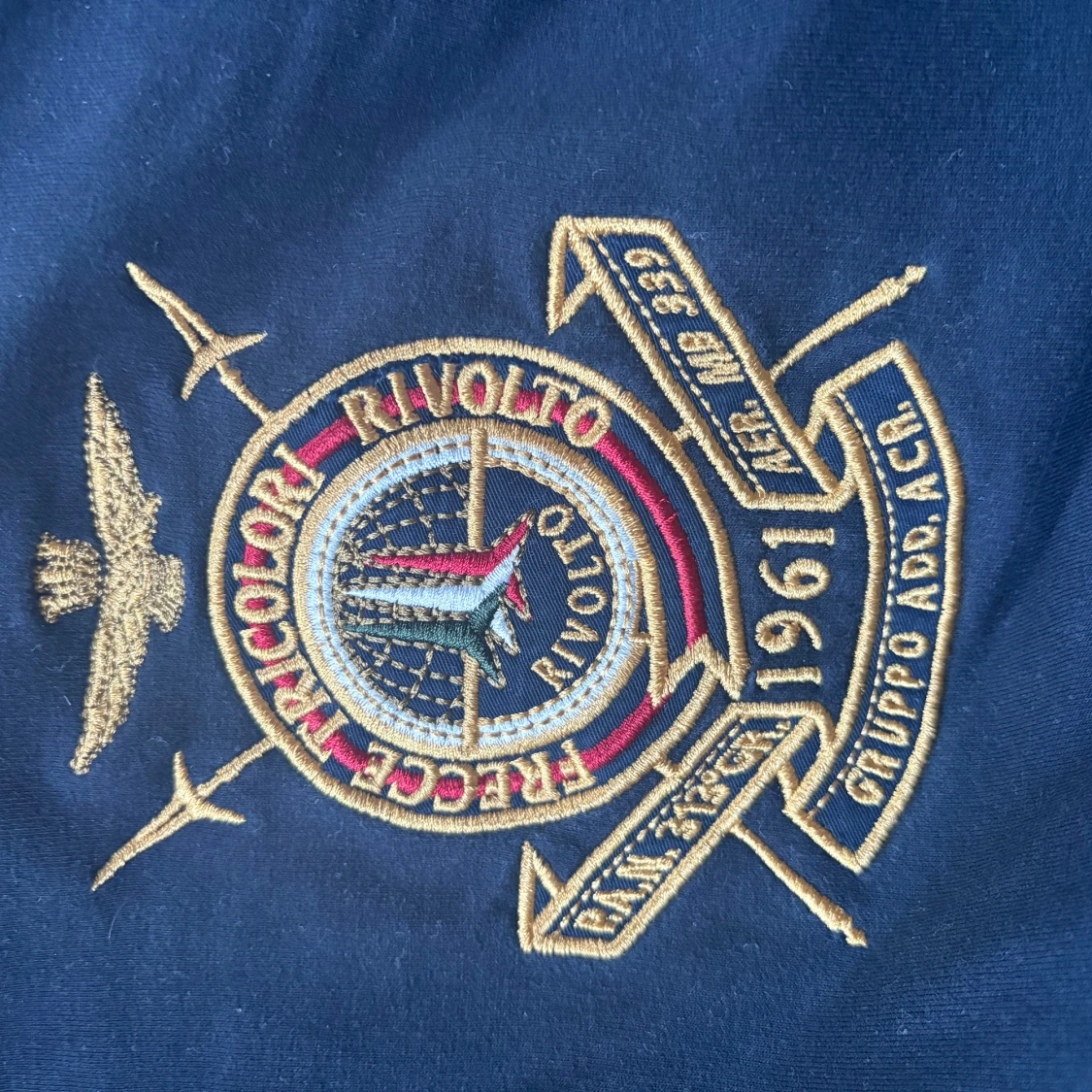 Svart jacka från Aeronautica Militare med broderad logga - 3