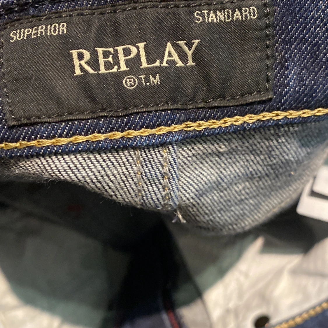 Blå jeansbyxor från Replay - 3