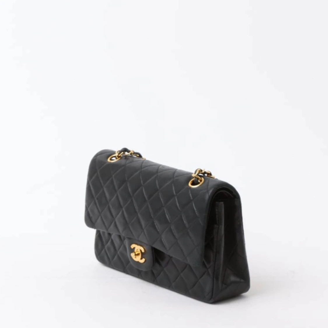 Svart quiltad handväska  - 1