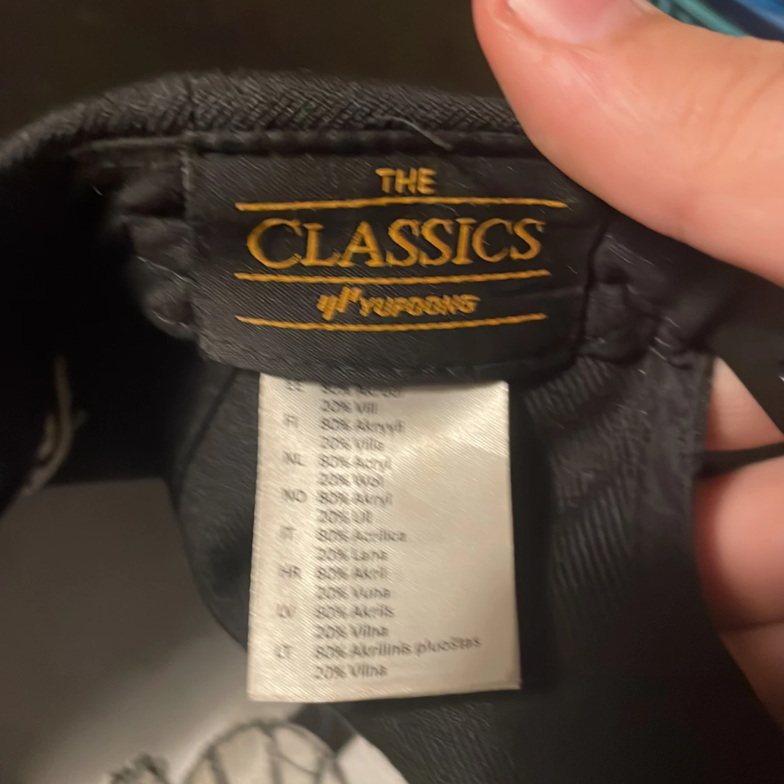 Svart keps från Yupoong - 3