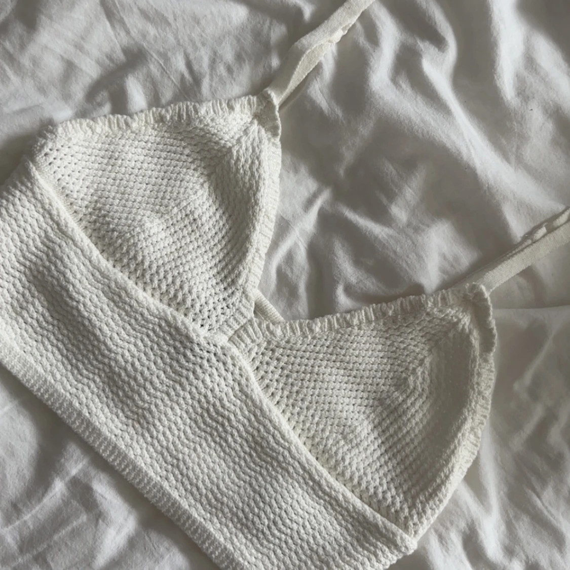 Vit linnetopp från H&M - 1