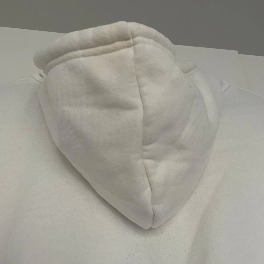 Vit croppad hoodie med dragkedja - 3