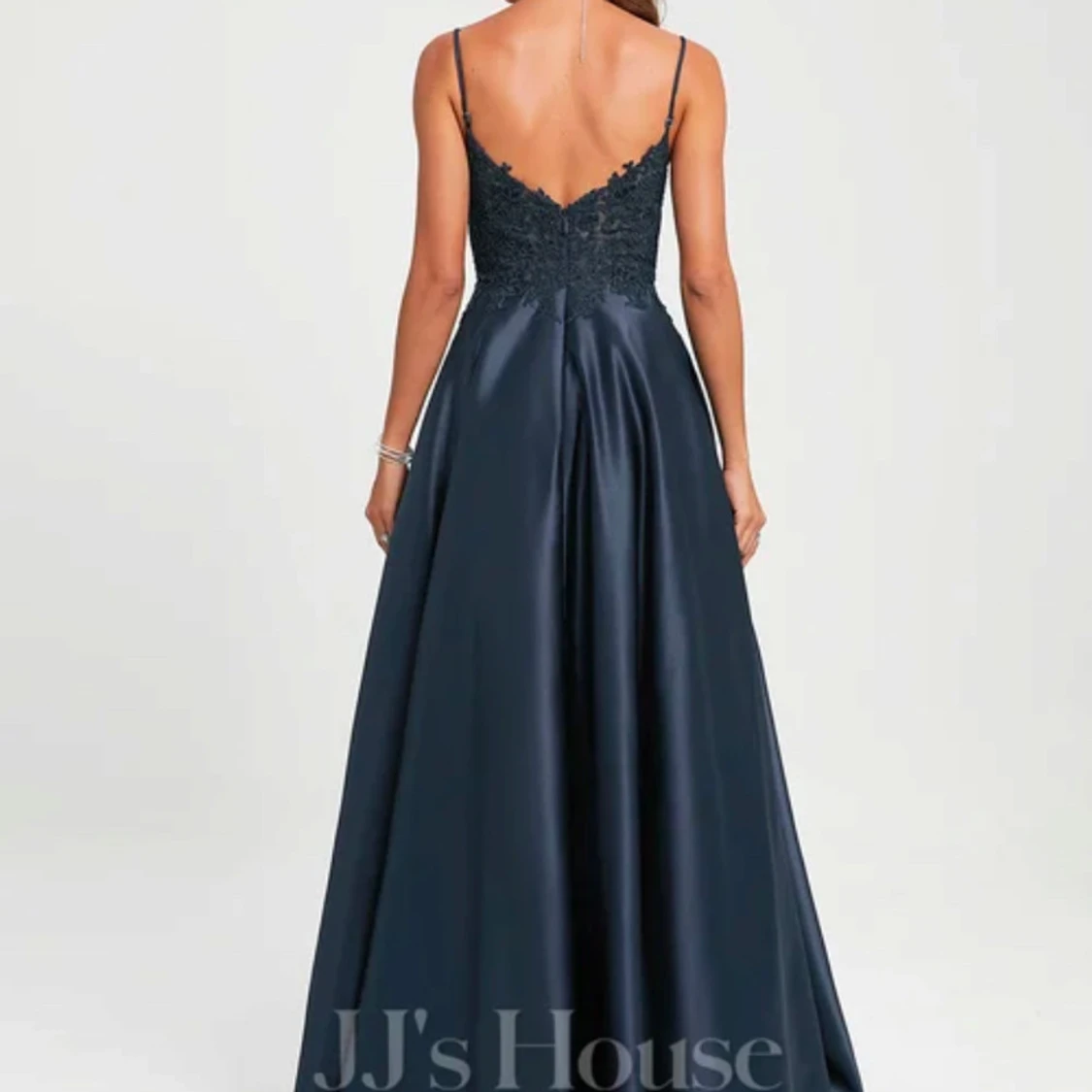 Mörkblå långklänning från JJ's House - 1
