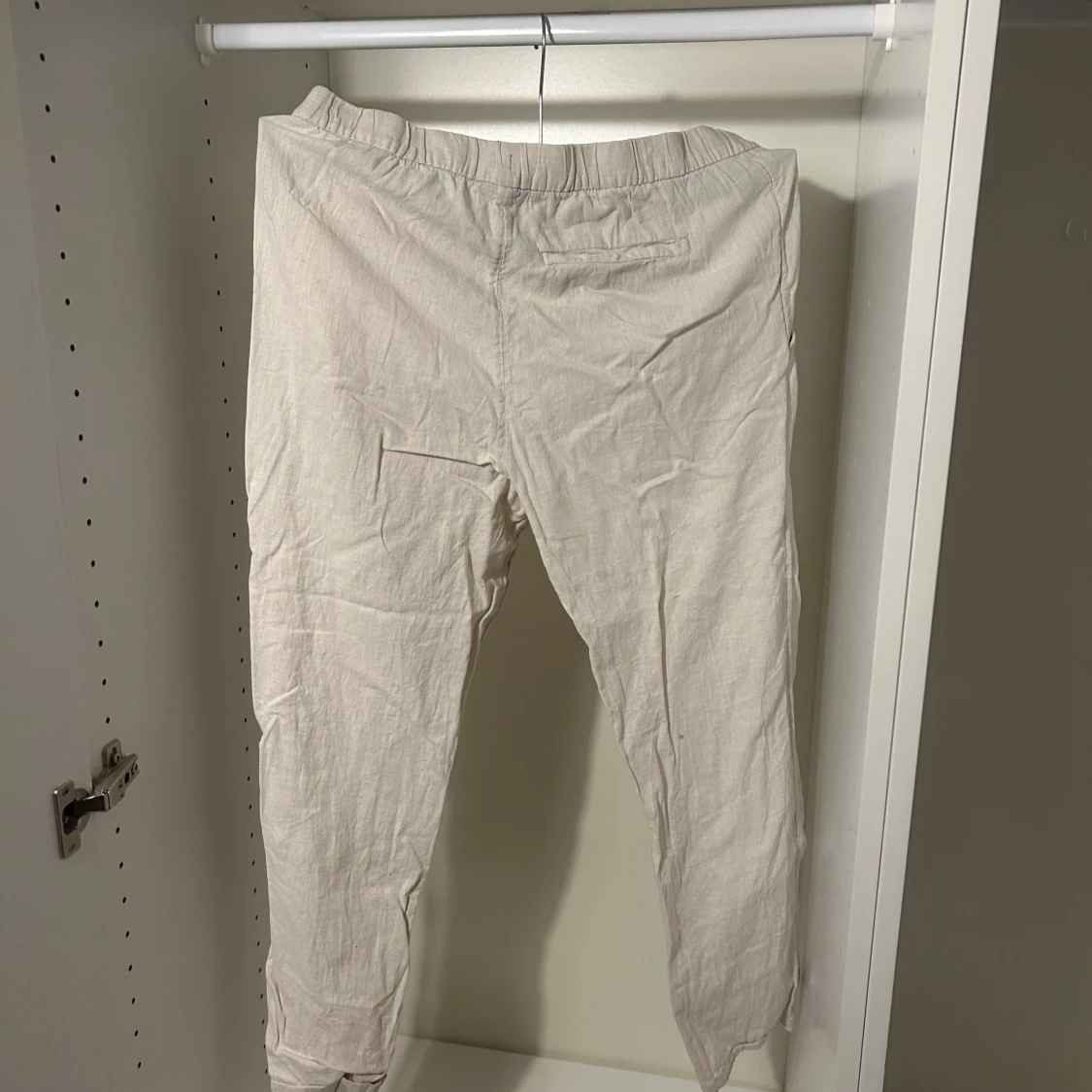 Beige linnebyxor - 1