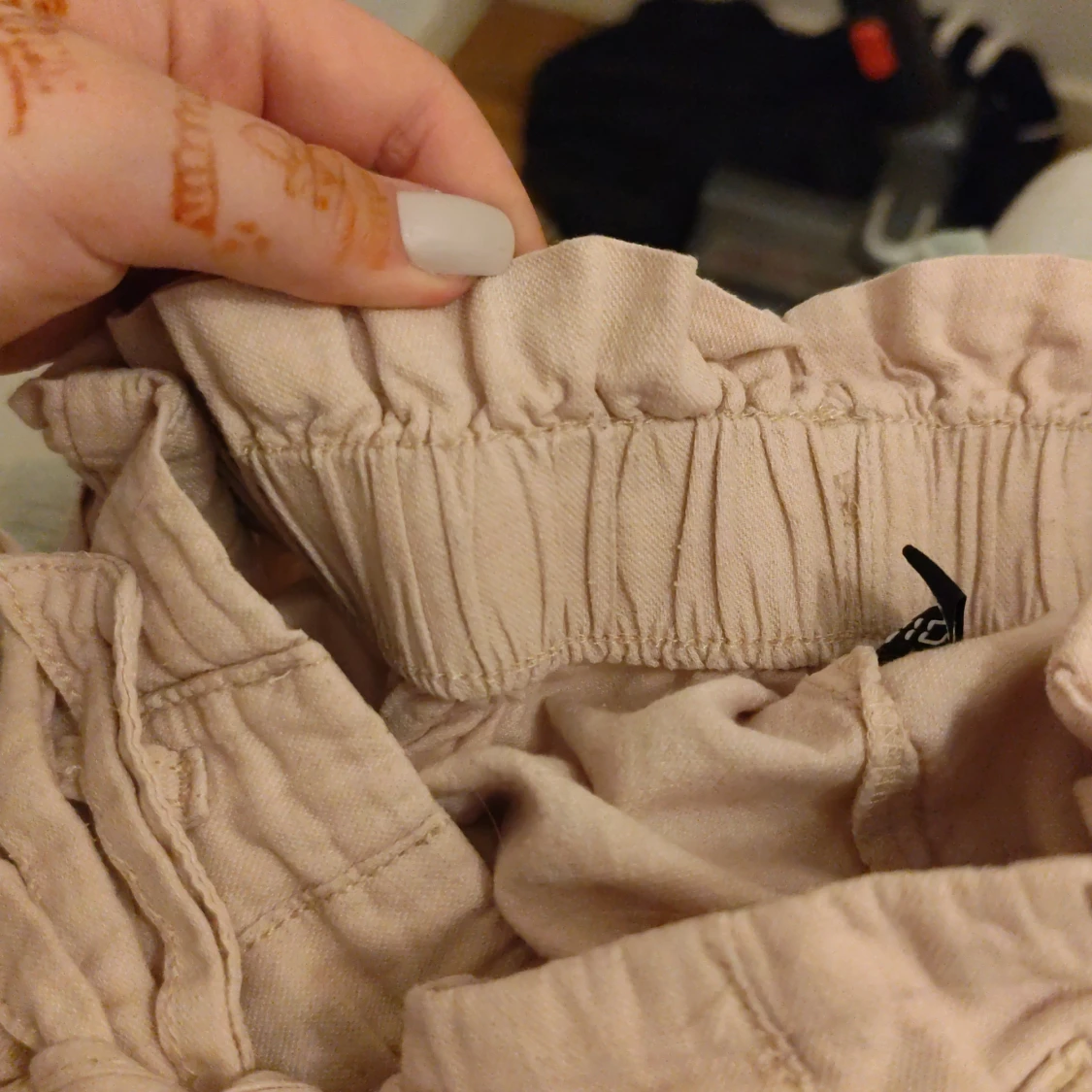 Beige shorts från h&m - 3