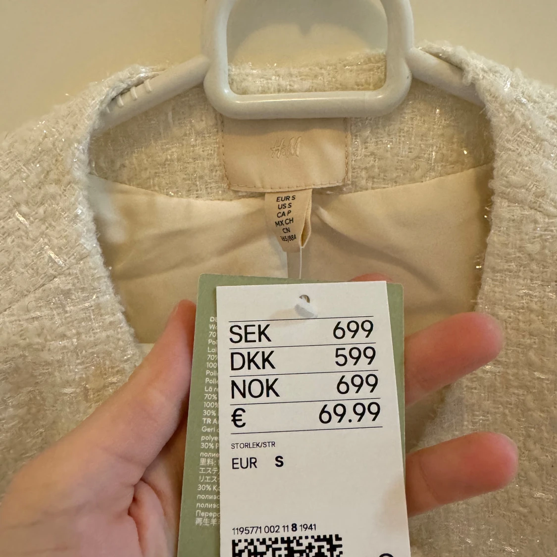 Vit kavaj från H&M - 2