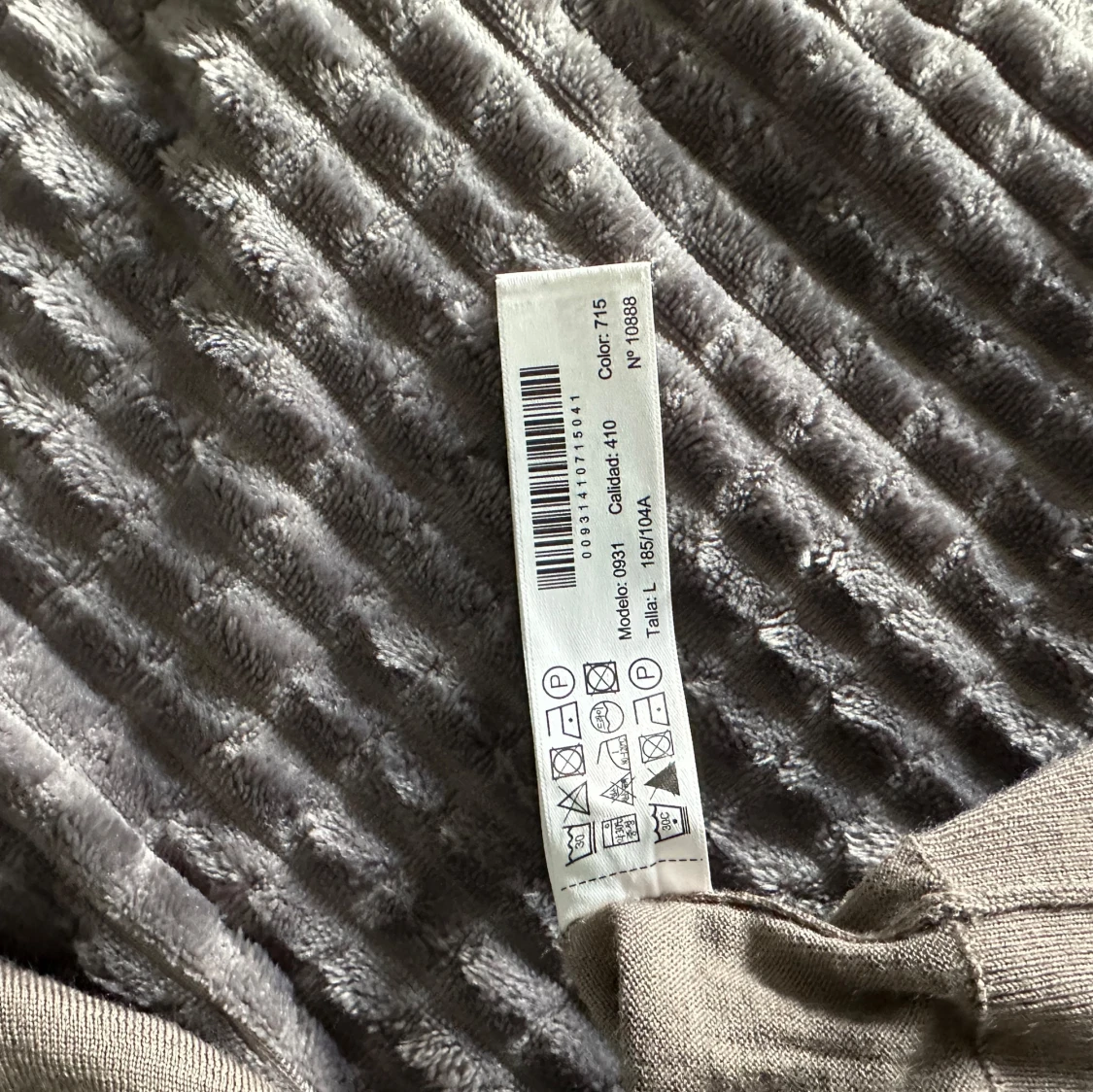 Beige långärmad pikétröja från Massimo Dutti - 2