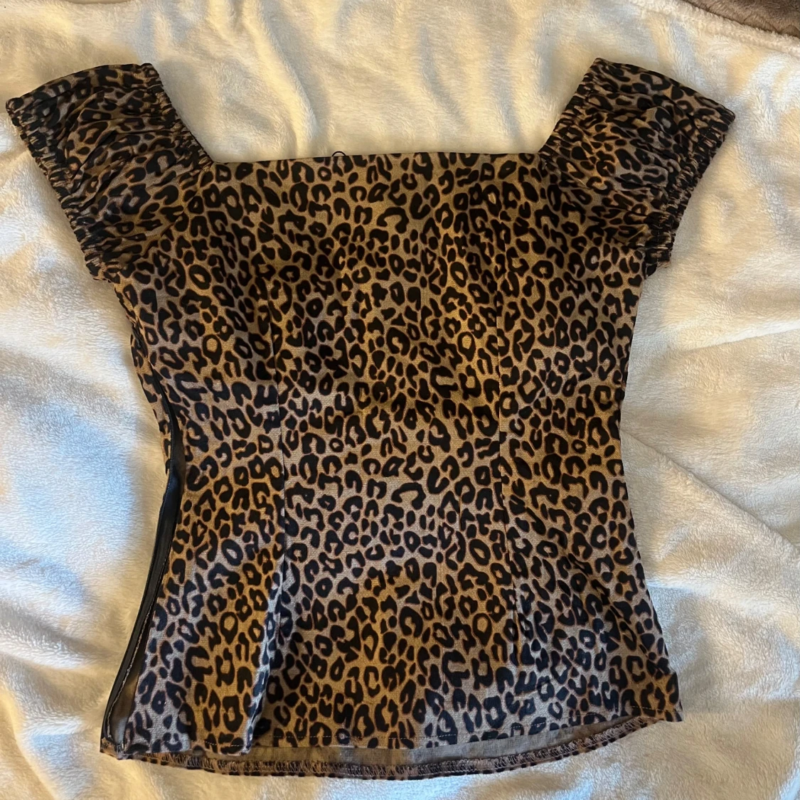 Leopardmönstrad sammetstopp Collectif - 2