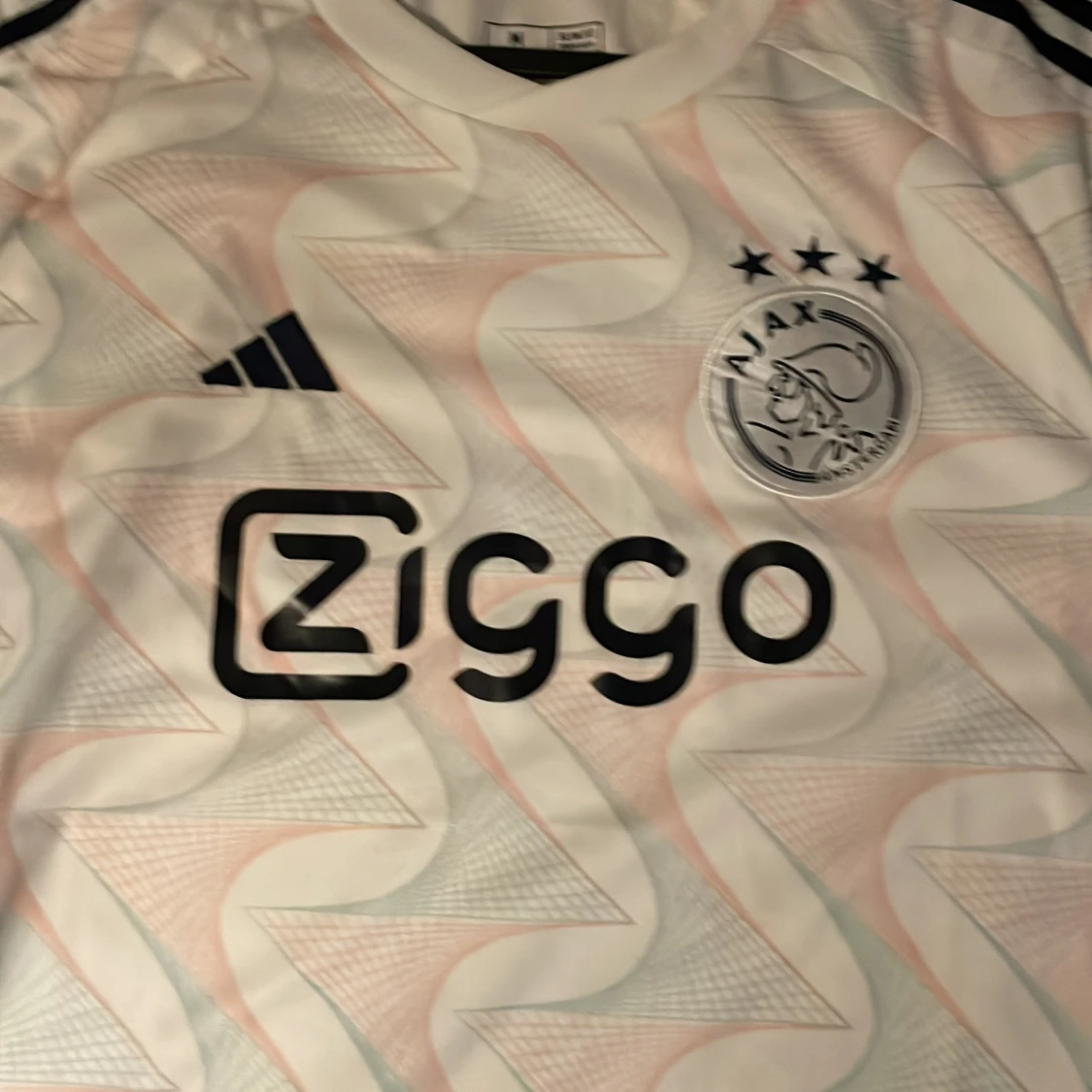 Ajax vit kortärmad fotbollströja Adidas - 2