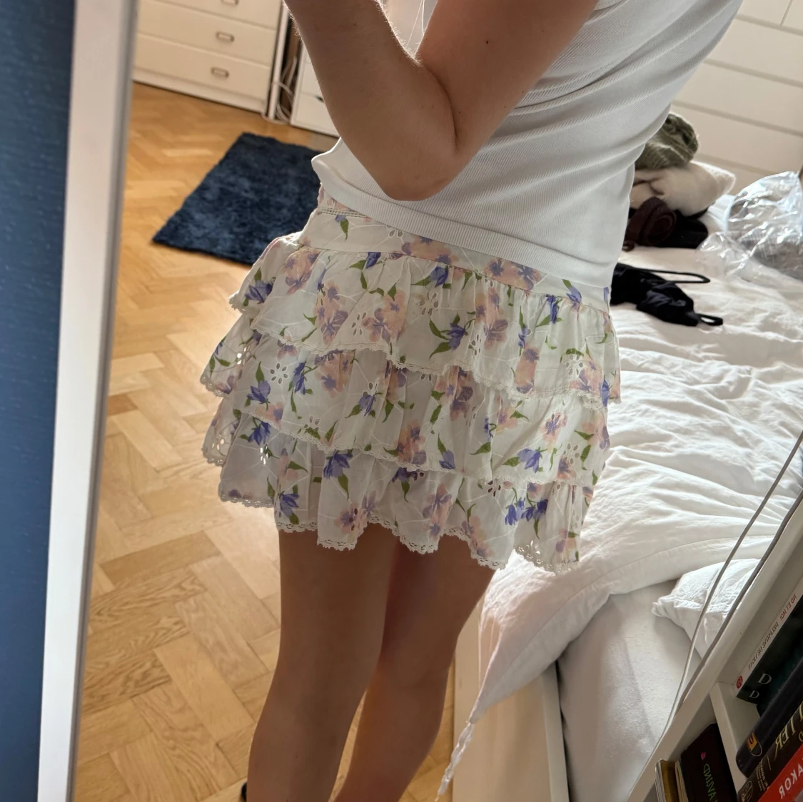 Blommig volangkjol från Zara - 1