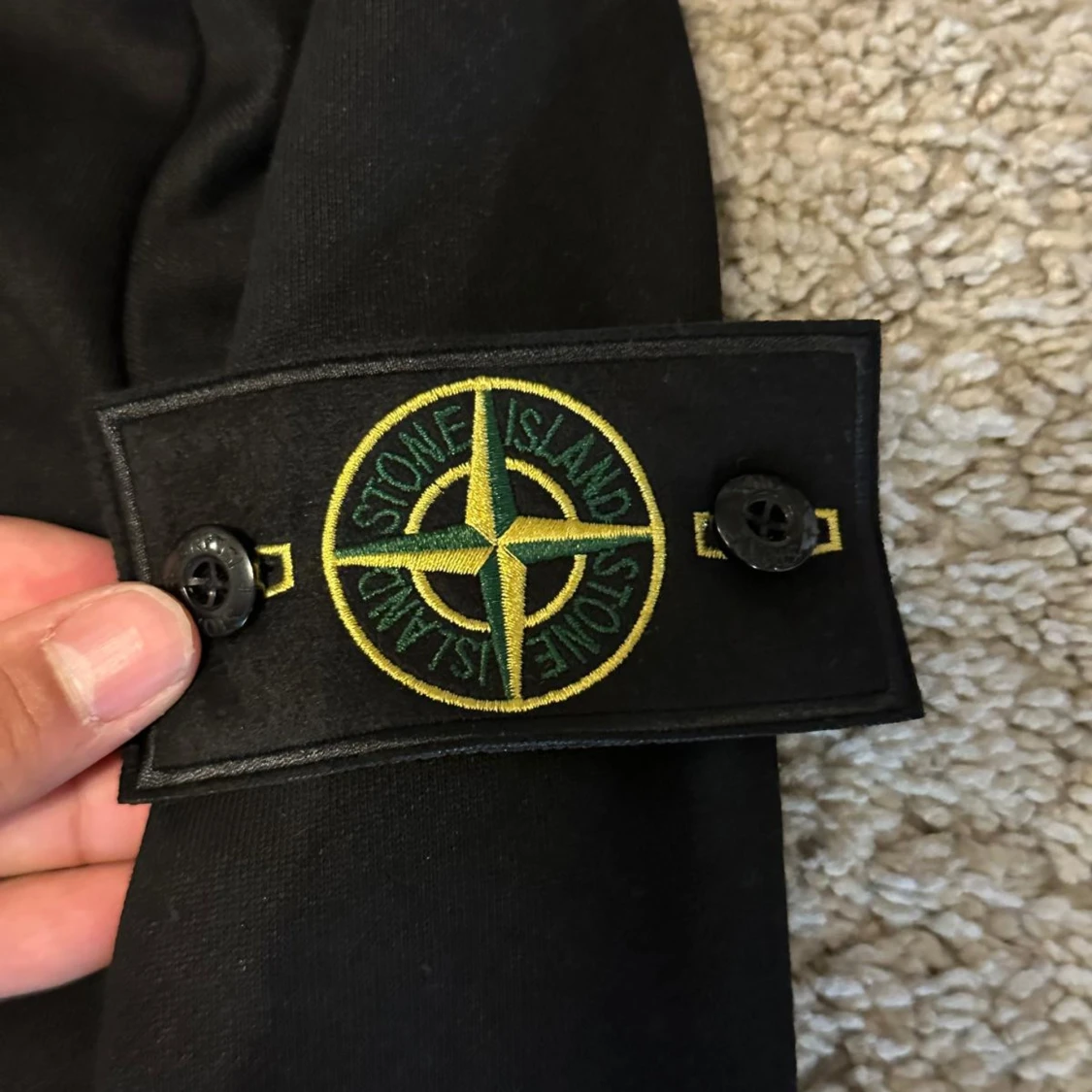Svart Stone Island sweatshirt - 1