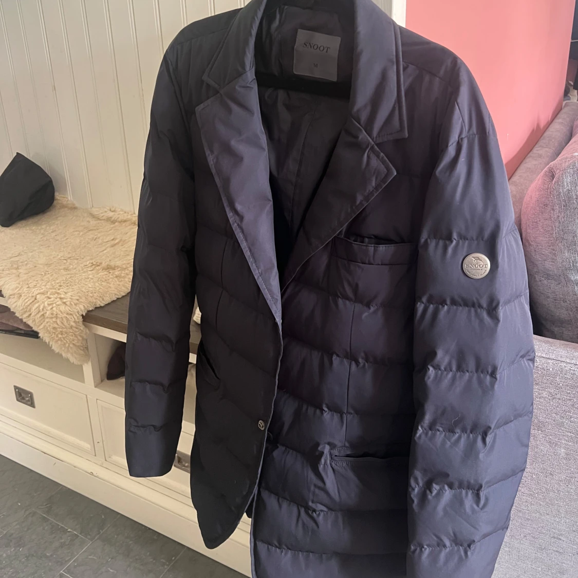 Mörkblå dunjacka kavaj från Snoot - 1