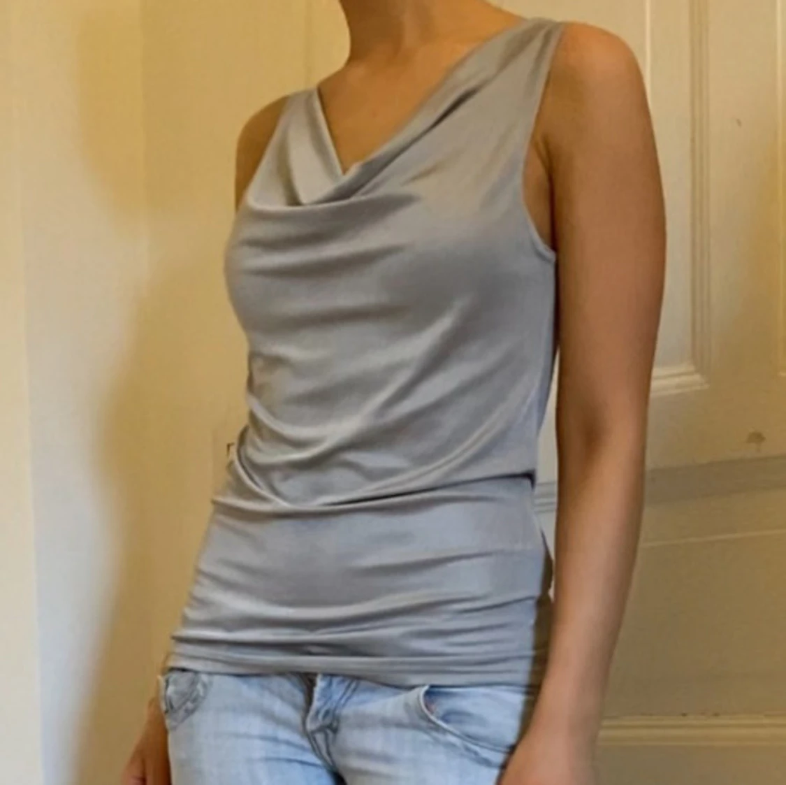 silvrig festtopp  - 1