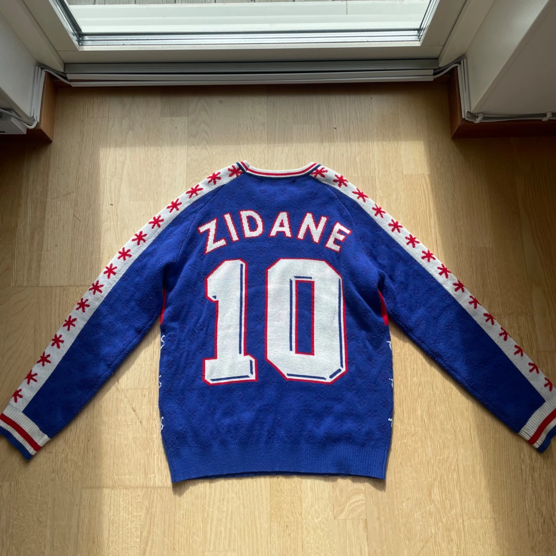 Blå jultröja med Zidane 10  - 1