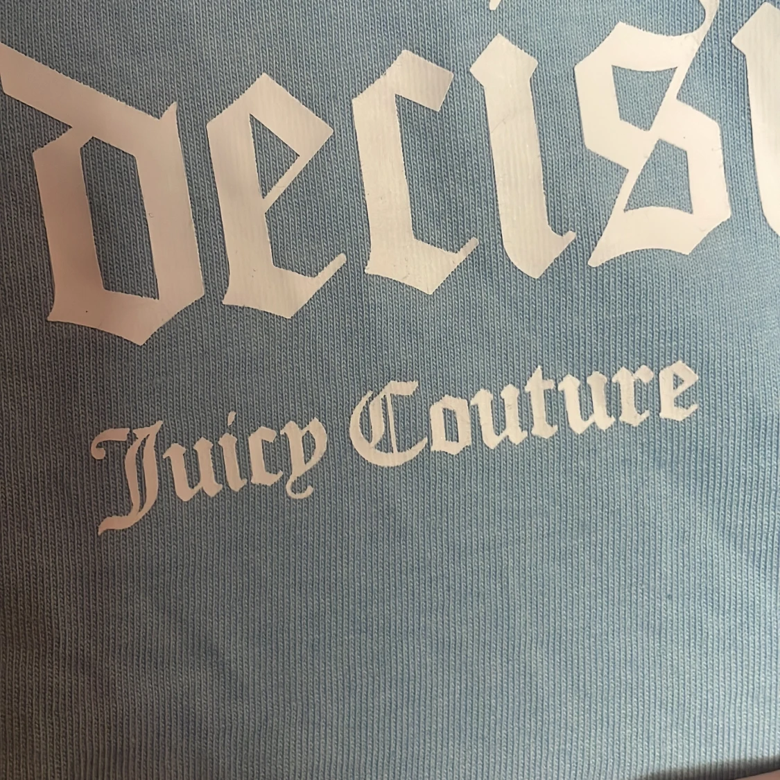 Blå croppad tränings t-shirt från Juicy Couture - 4