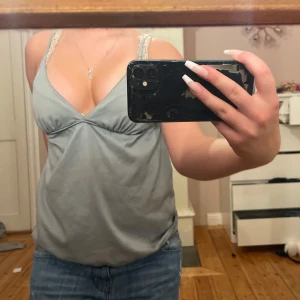 Ljus blått linne - Jätte gulligt blått sommar linne