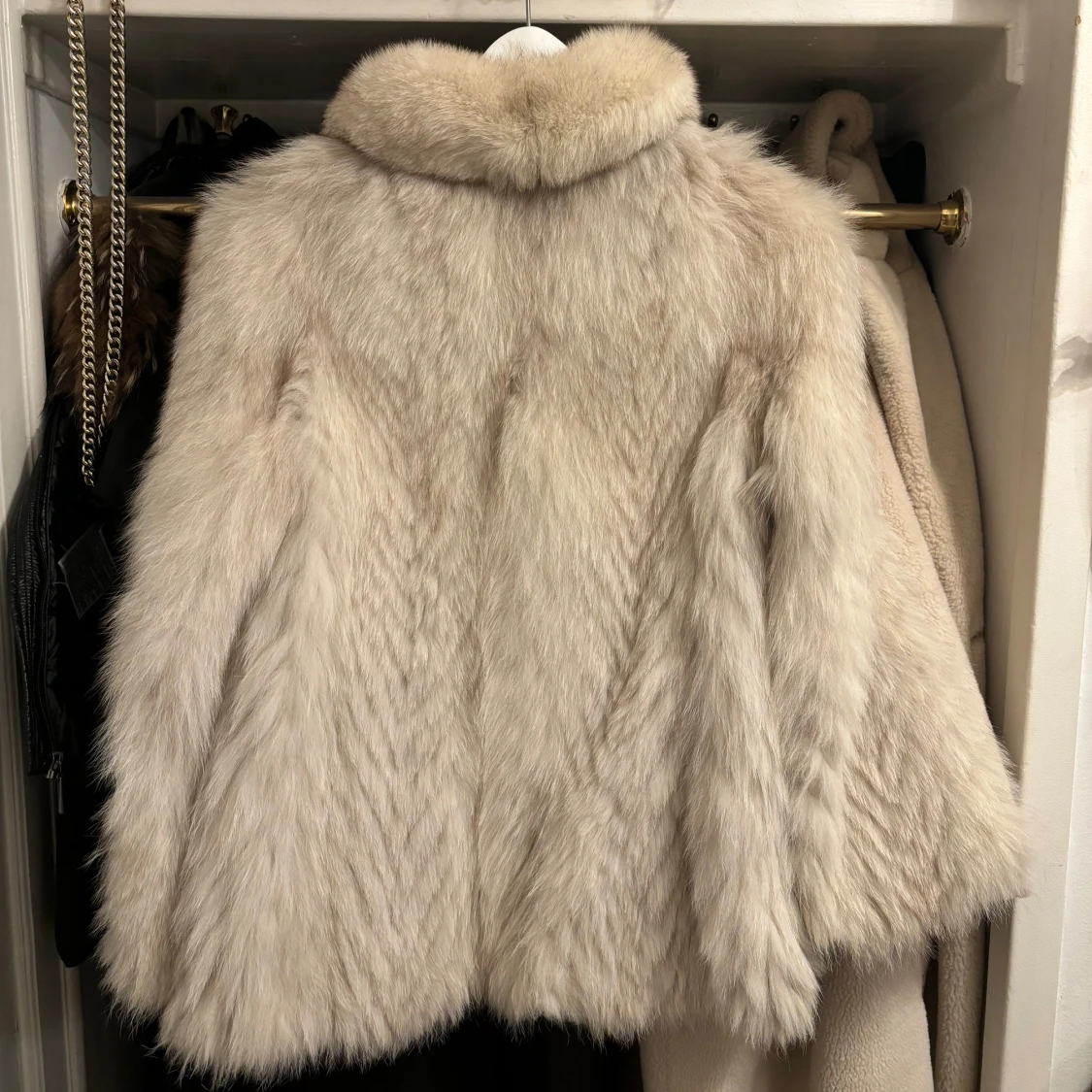 Äkta pälsjacka - 90