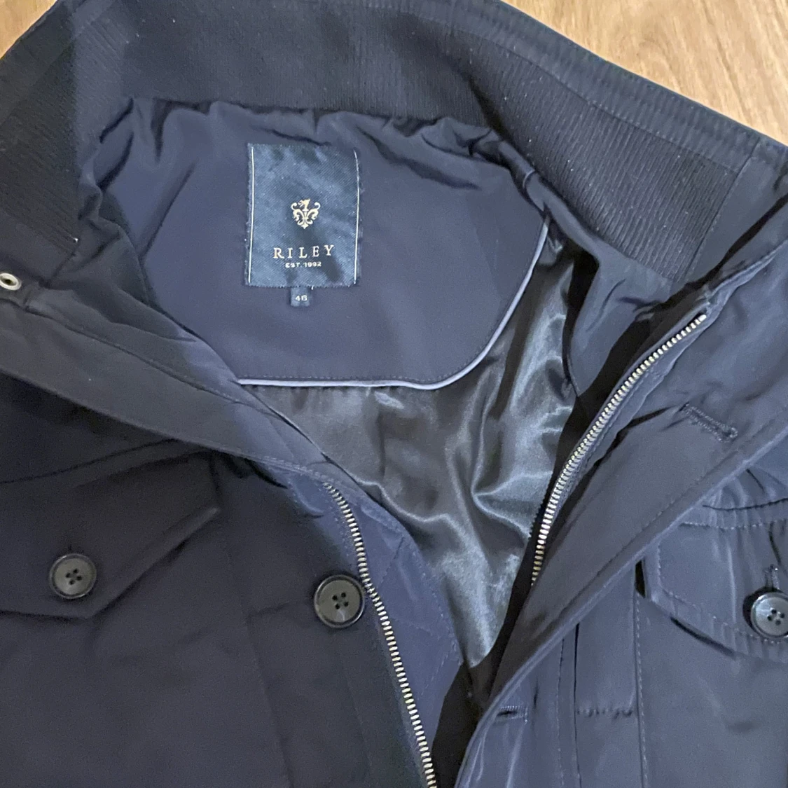 Mörkblå fieldjacket - 90