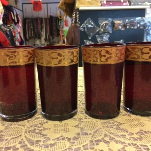 Snapsglas / Ljusglas  - 75kr/4st  Finns 4 färger kvar 