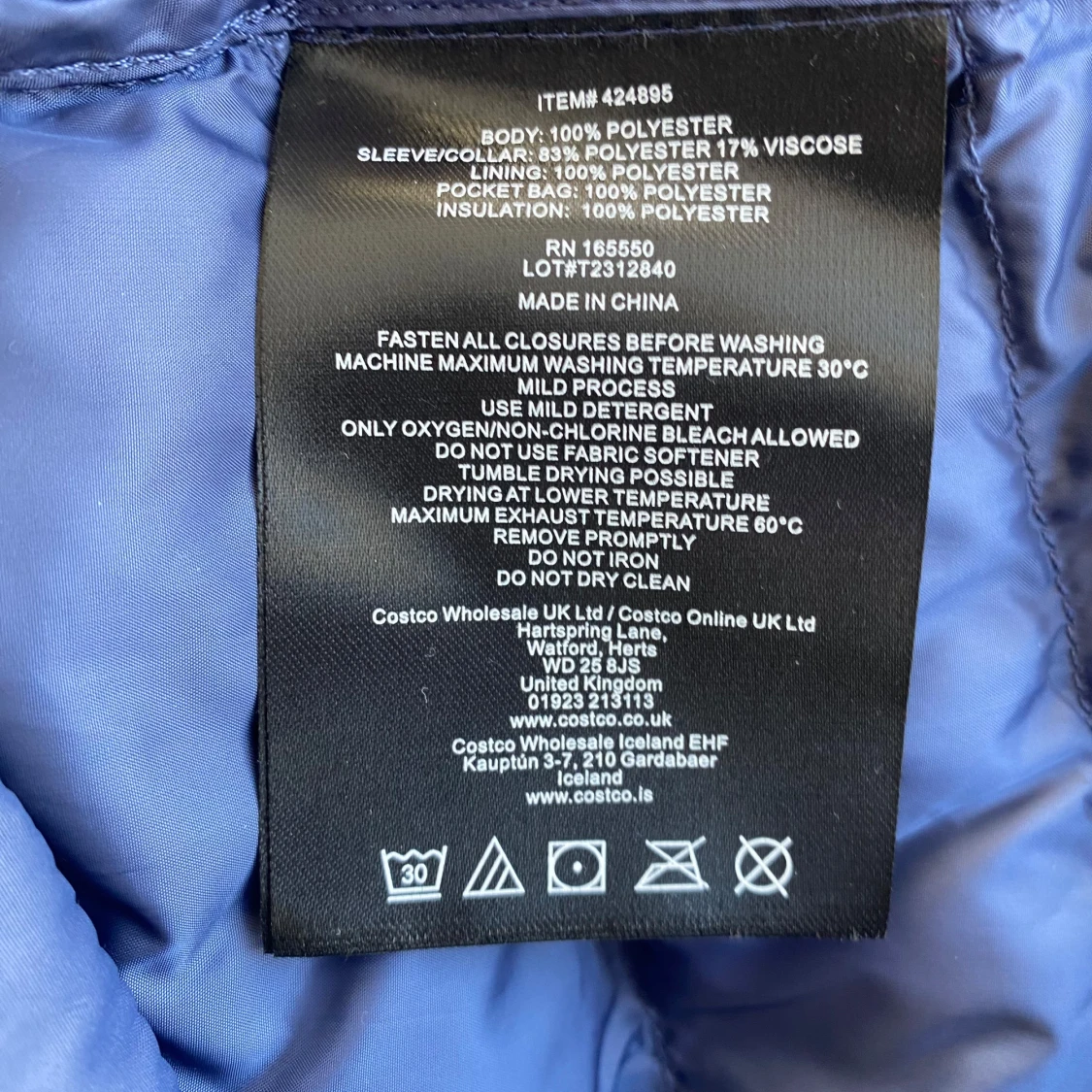 Ny blå hybridjacka i strl S från 32 degreese heat - 92