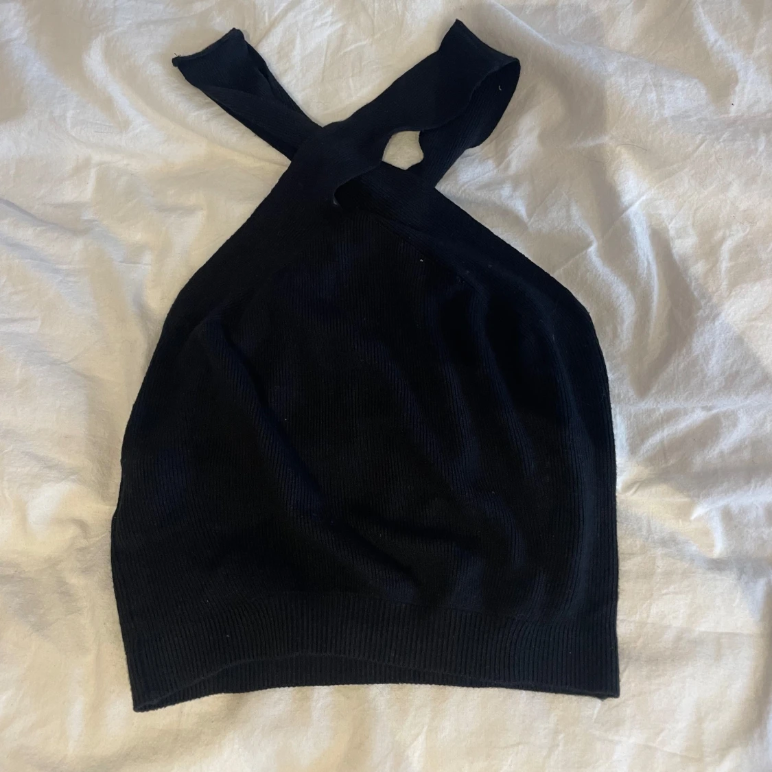 Ribbstickad topp nakd - 90