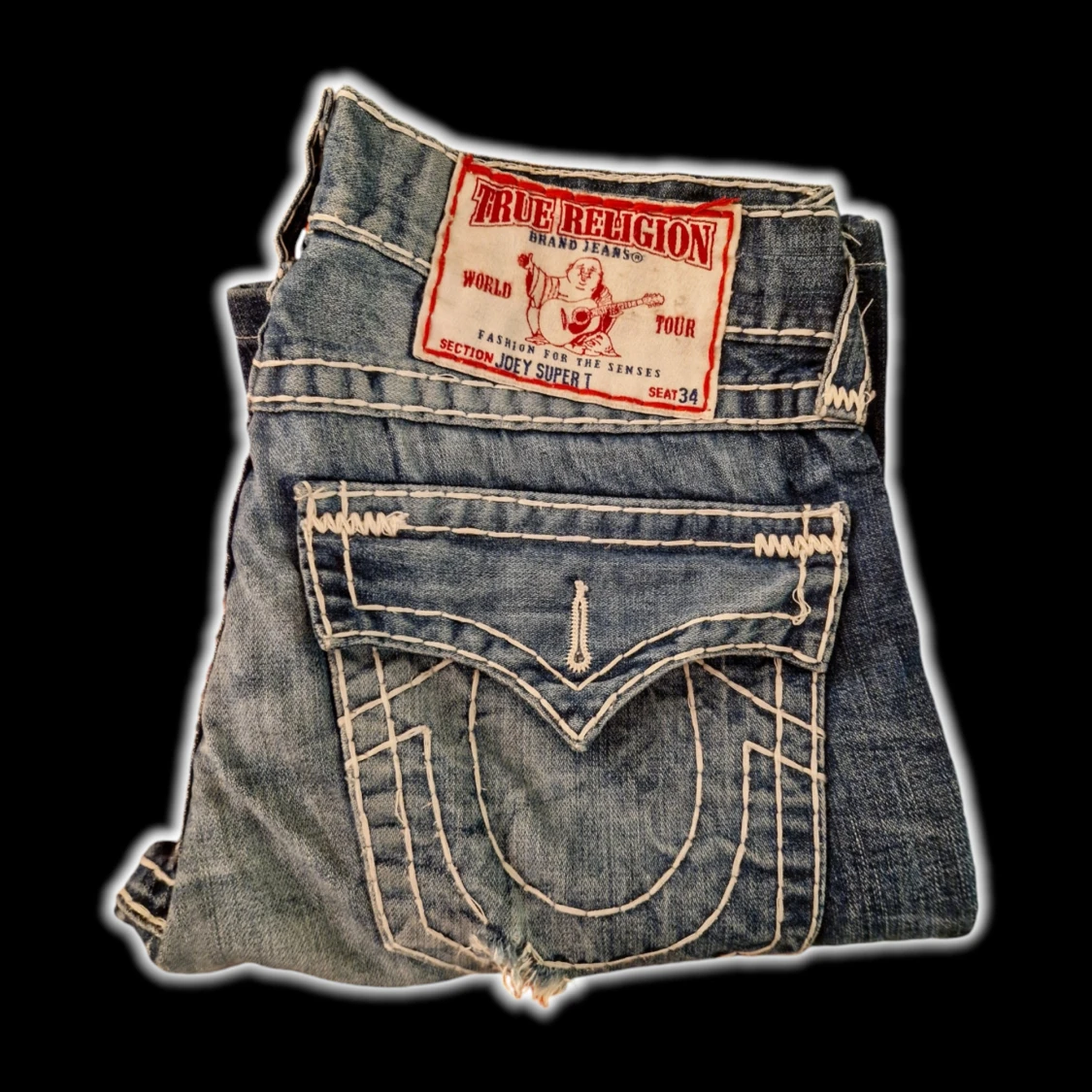 FLARED FAT STITCH TRUEYS - 90