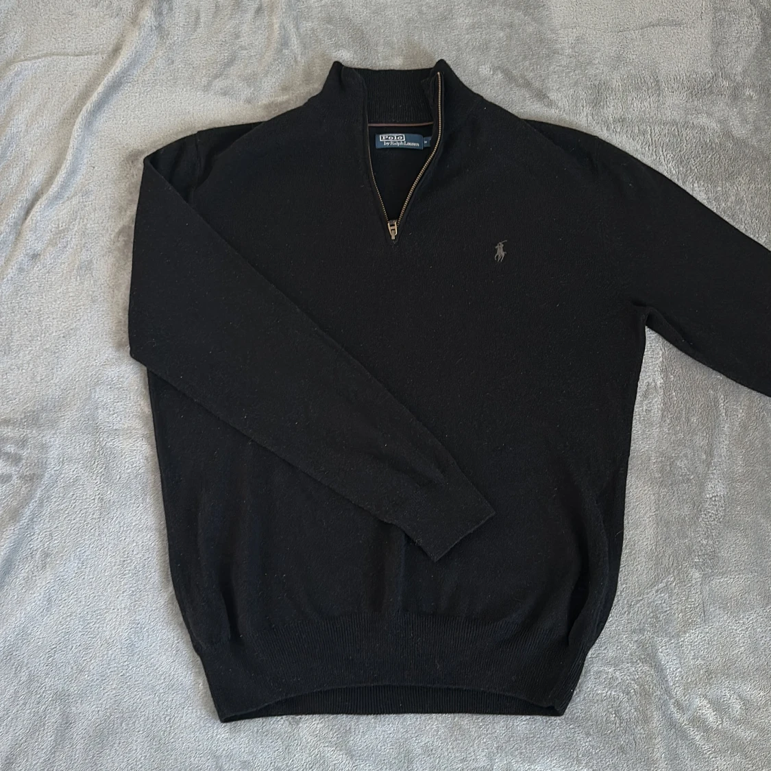 Svart halvzip tröja från polo ralph lauren - 90