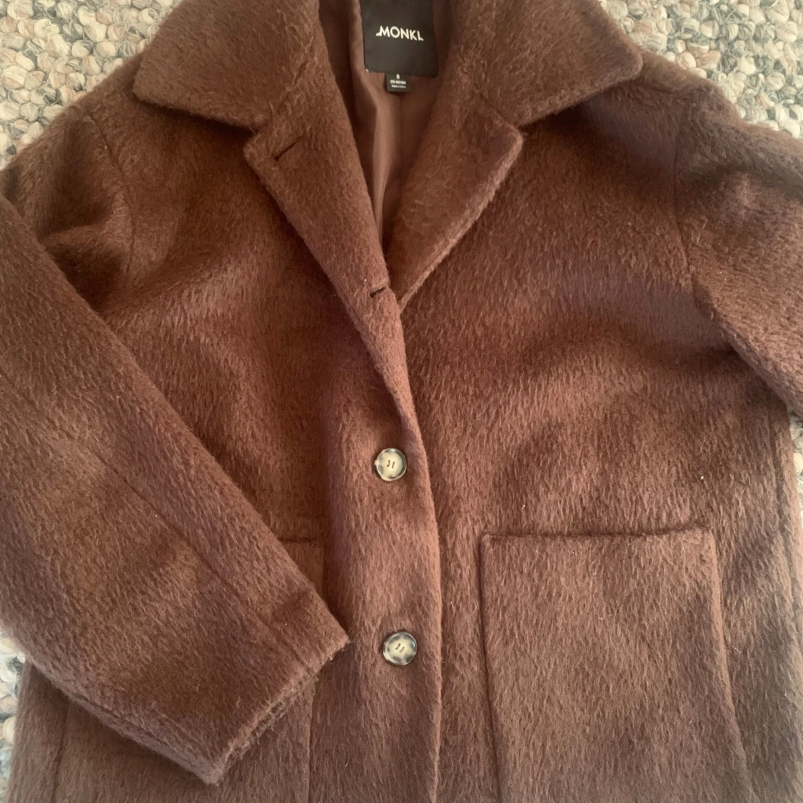 Brun varm kappa  - 91