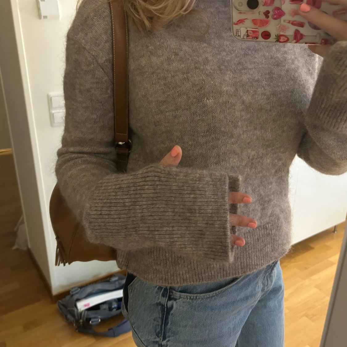 Ull- och mohairtröja från HM - 90