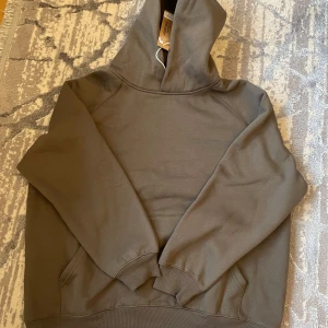 essentials fear of god hoodie - Essentials hoodie grå färg storlek S sitter oversized nyskick har testat den men aldrig haft på den utanför huset