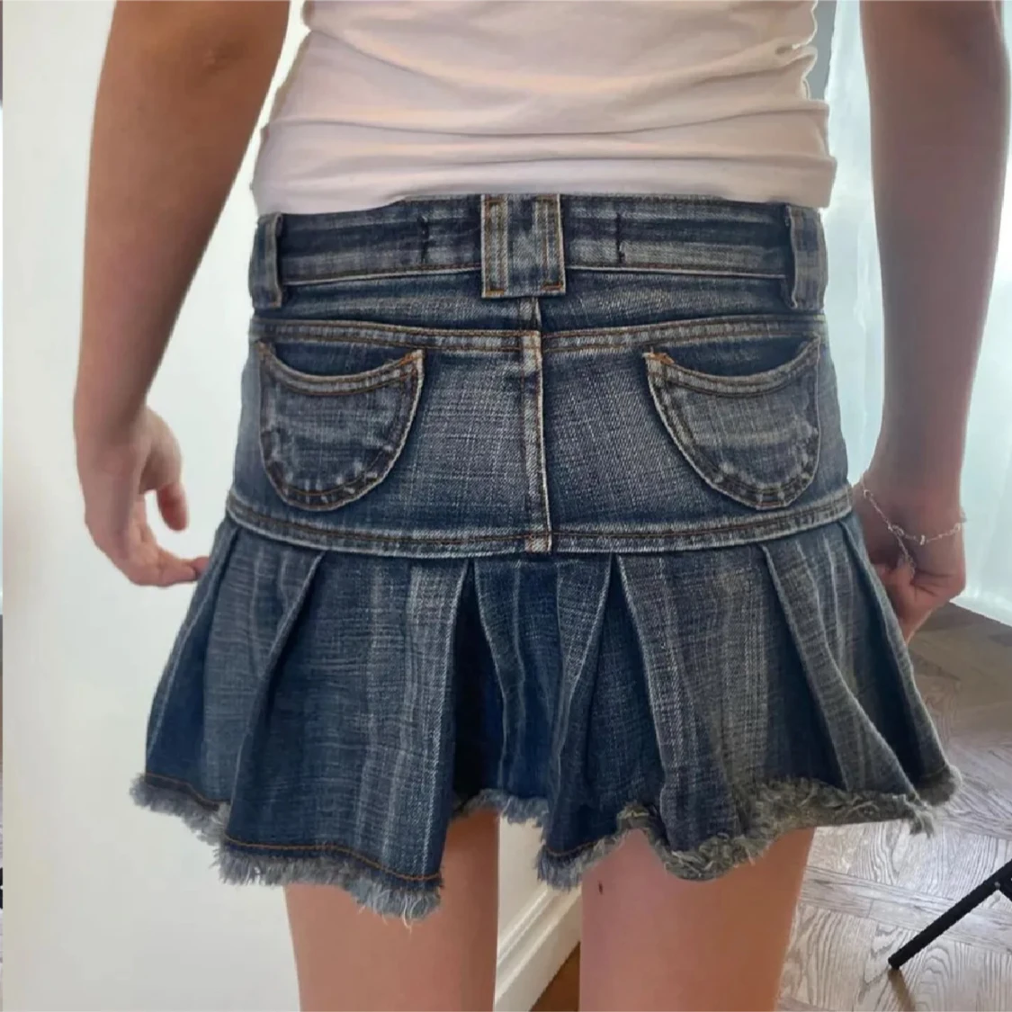 Lowwaist jeanskjol - 1