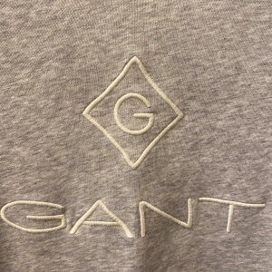 Grå sweatshirt från GANT stl 176 - Fräsch grå tröja/sweatshirt från GANT stl 176. Broderad logga på bröstet. Sparsamt använd, mycket fint skick.