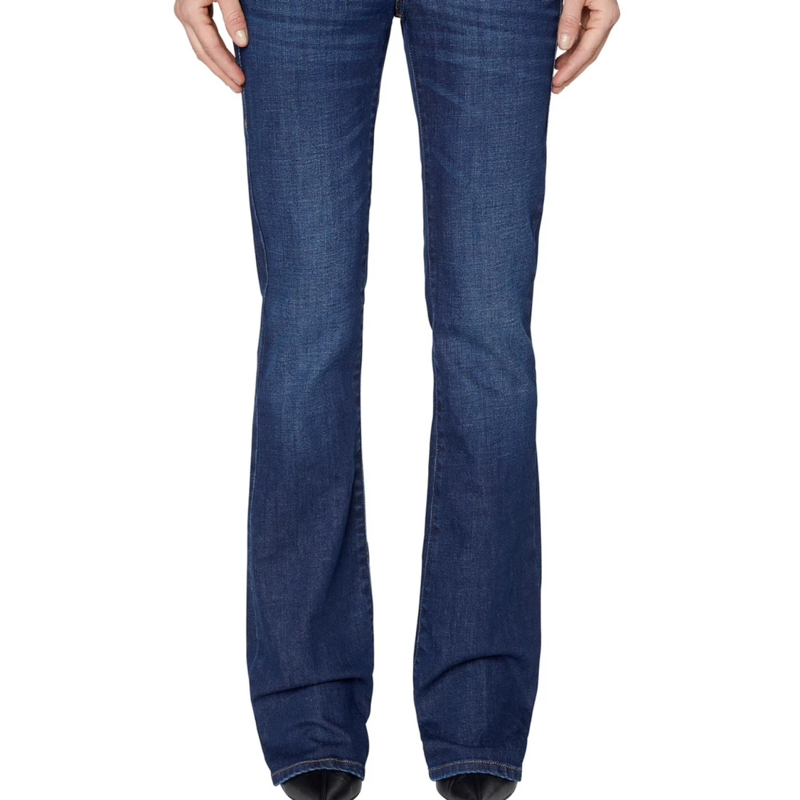 Blå bootcut jeans - 90