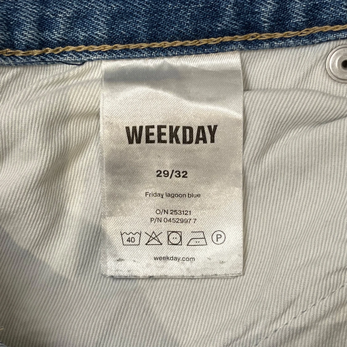 Blå jeans från Weekday - 4