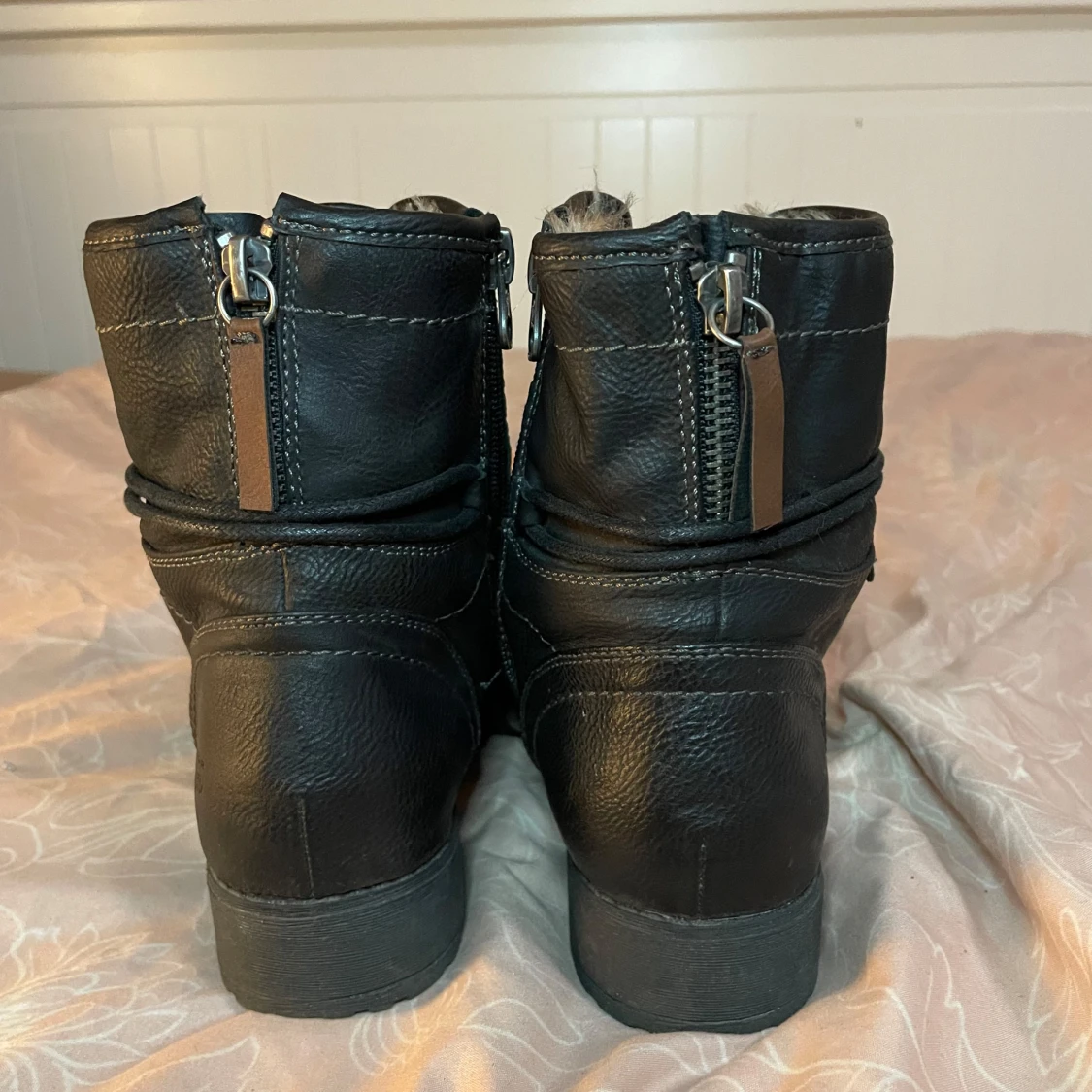 Svarta boots med foder - 3