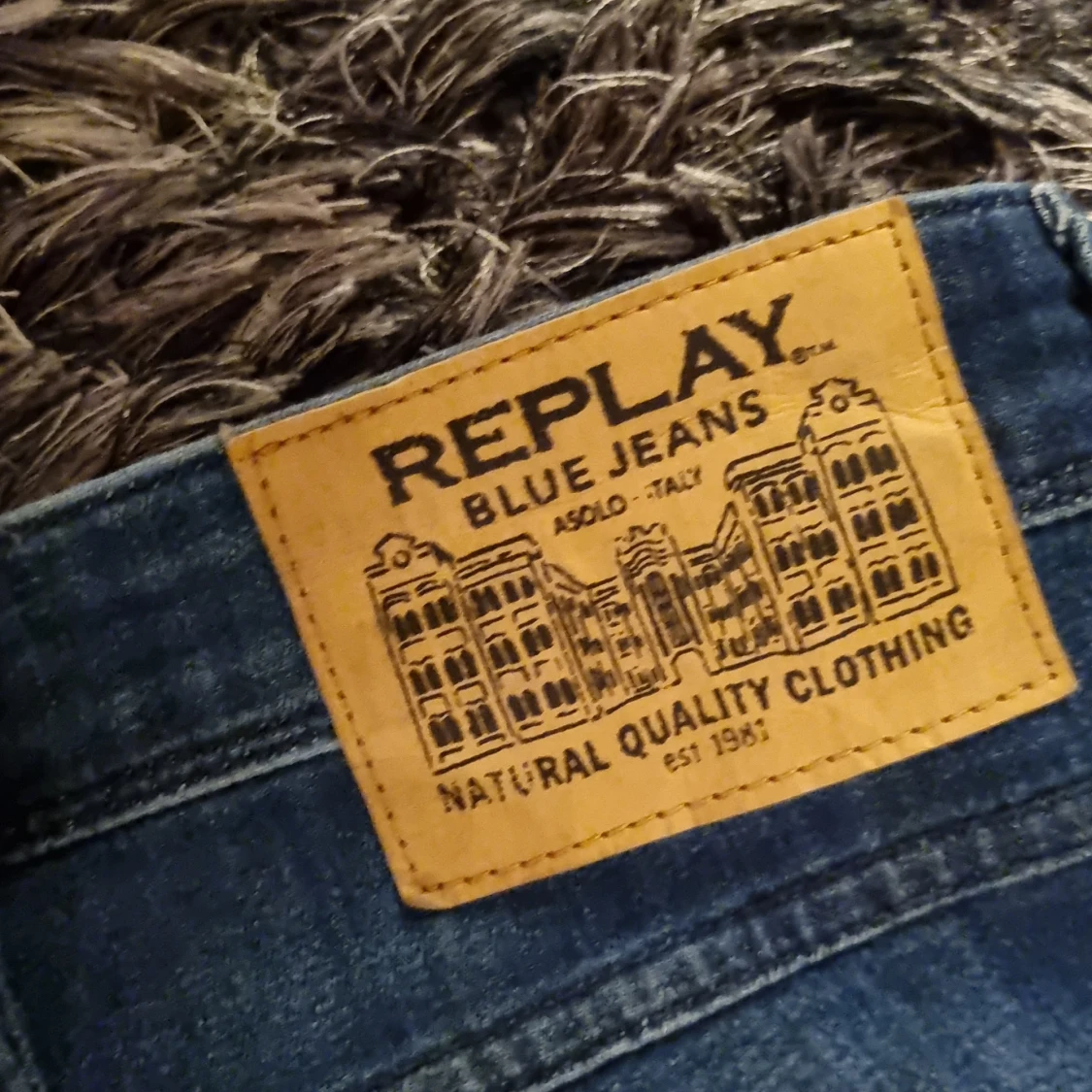 Blåa replay jeans  - 2
