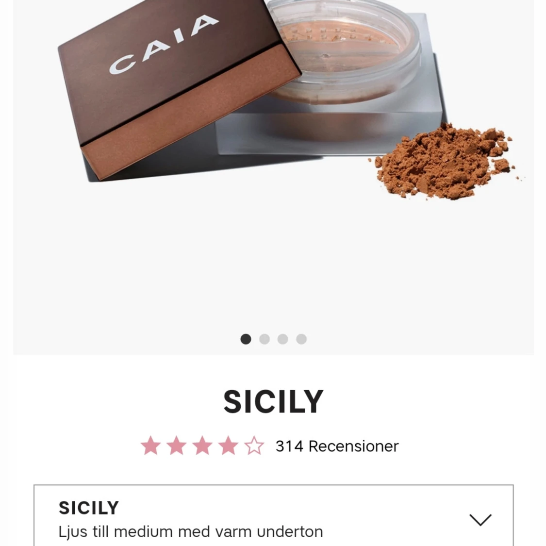 Helt ny Caia bronzer - 91