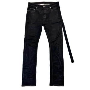 Rick Owens detroit cut Foil Wax Jeans - Mina favorit jeans atm, NFS😔