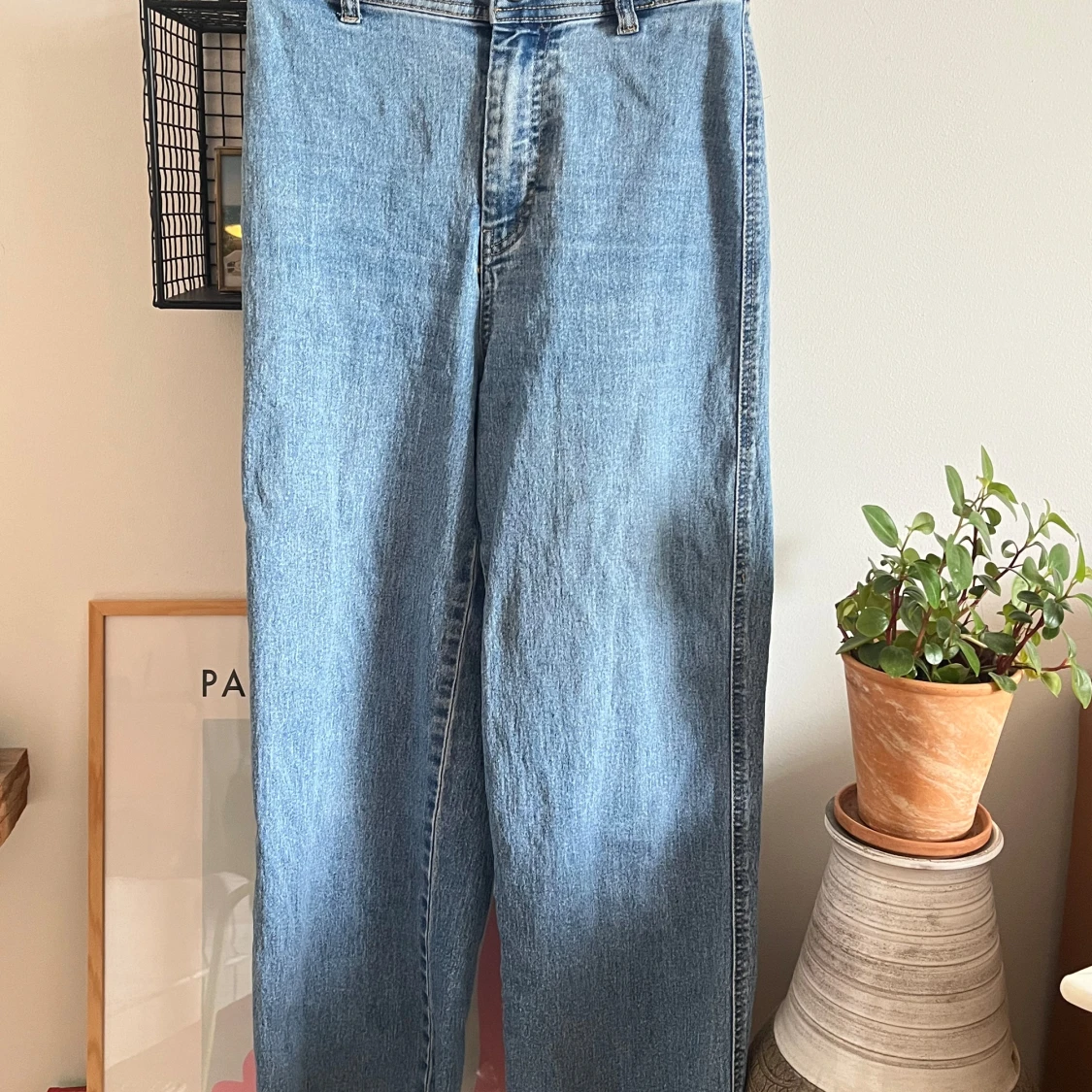 Jeans hög midja storlek 34 - 90