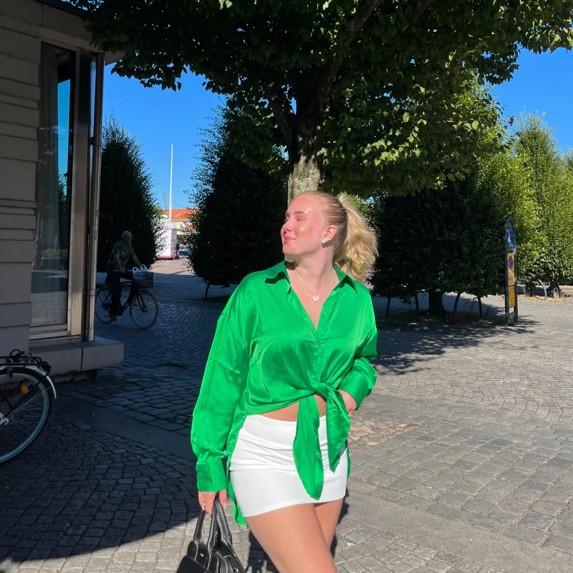 Grön blus/tunika - 93