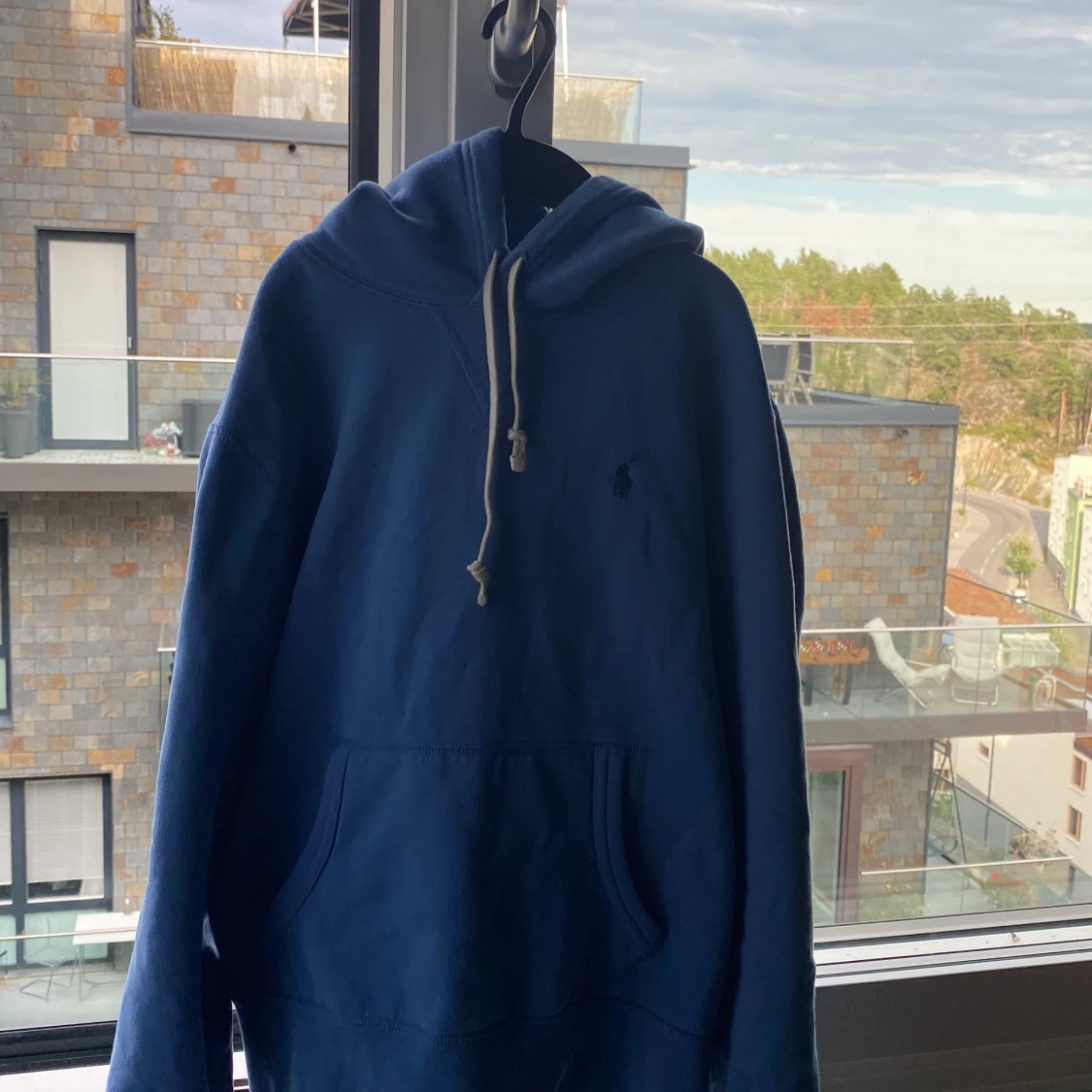 Blå hoodie från Polo Ralph Lauren